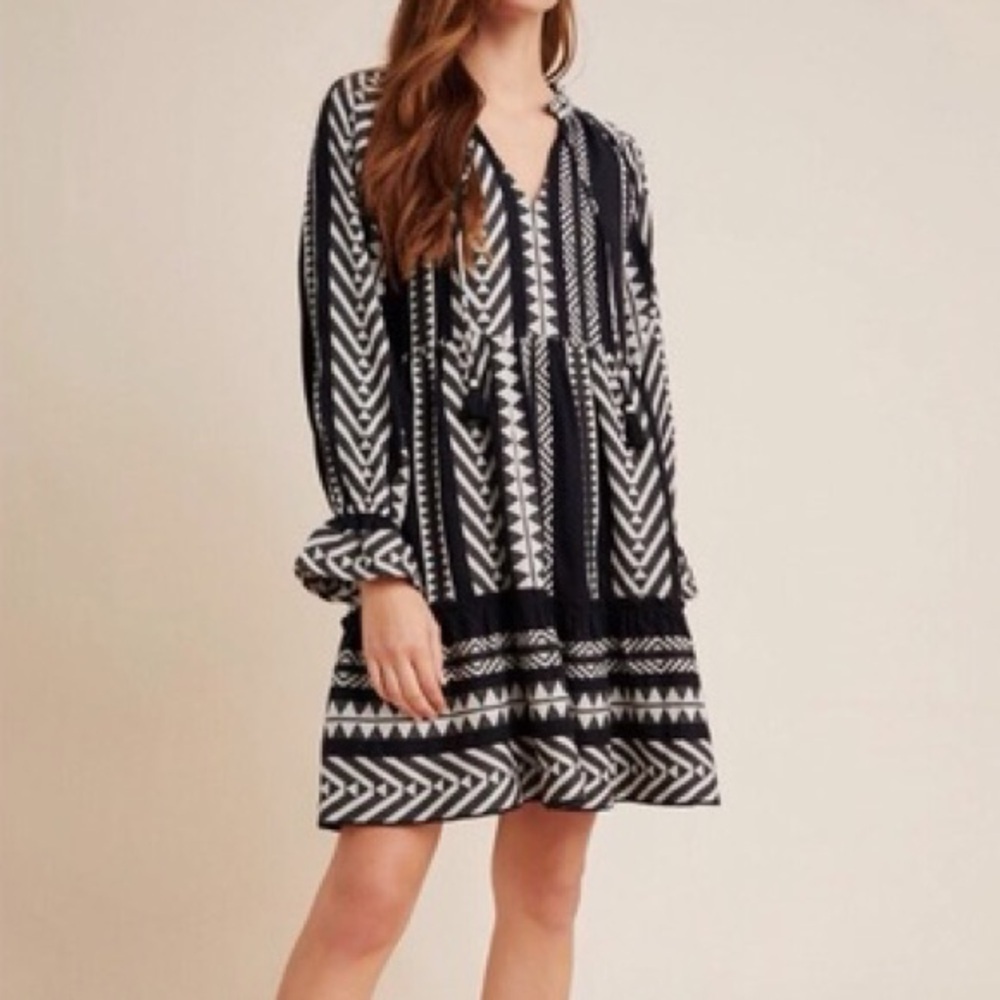 Maeve by Anthropologie Dominique Tunic Dress XS